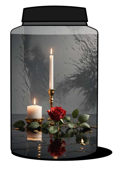 Candle and Rose Urn Wrap | Eturnal Wear